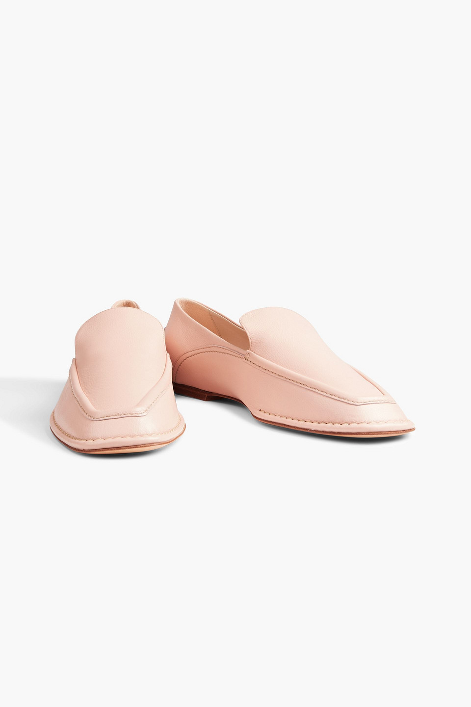 Tod's Leather Loafers In Blush