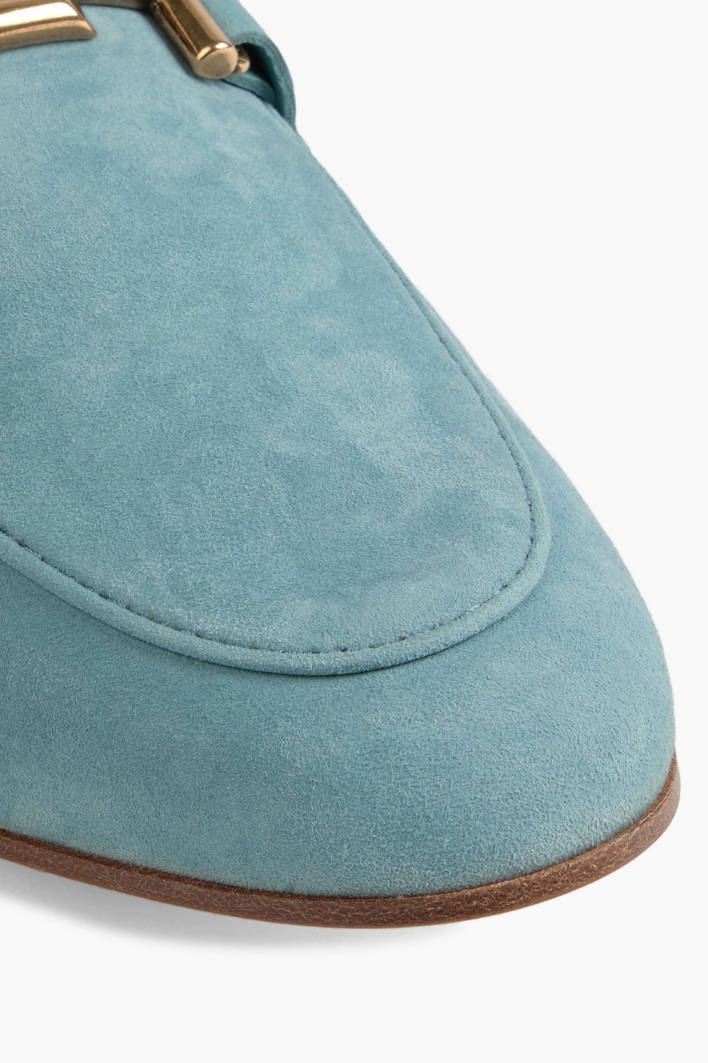 TOD'S Double T suede loafers