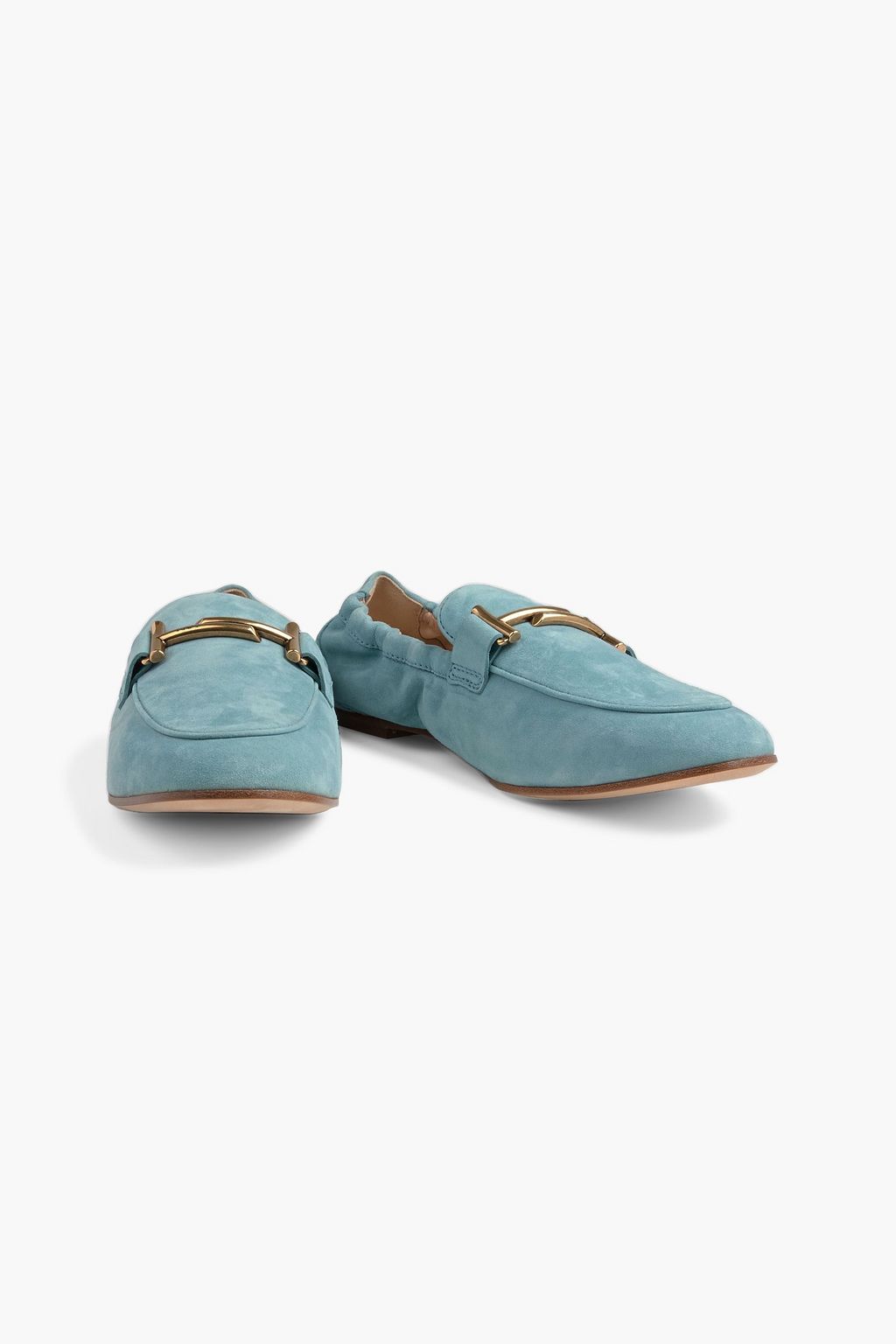 TOD'S Double T suede loafers