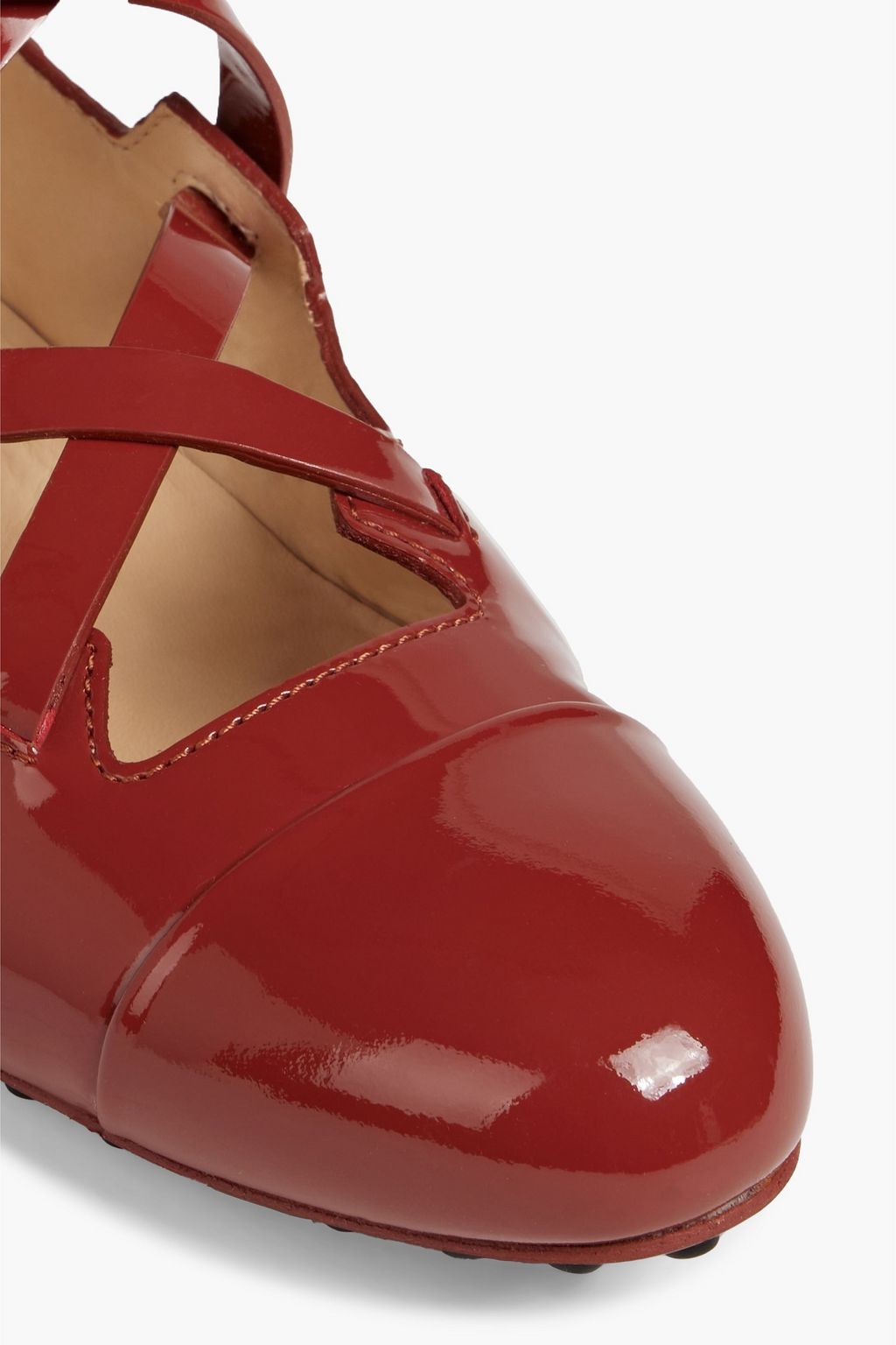 TOD'S Leather ballet flats