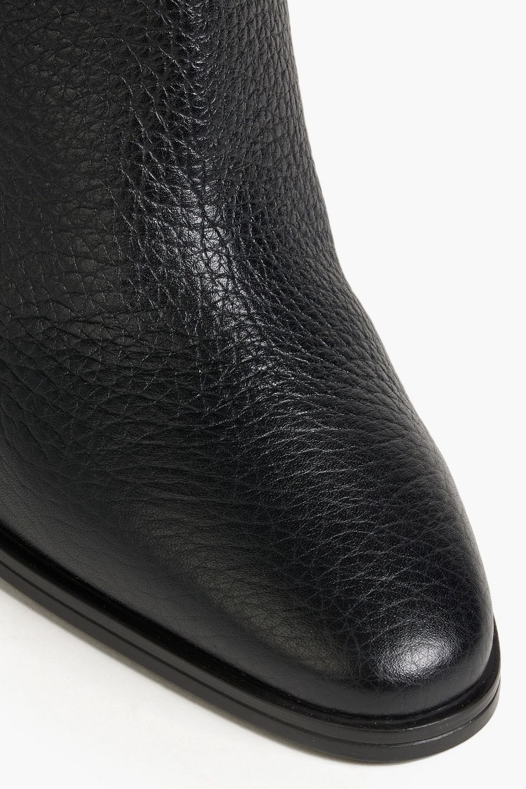 TOD'S Pebbled-leather ankle boots