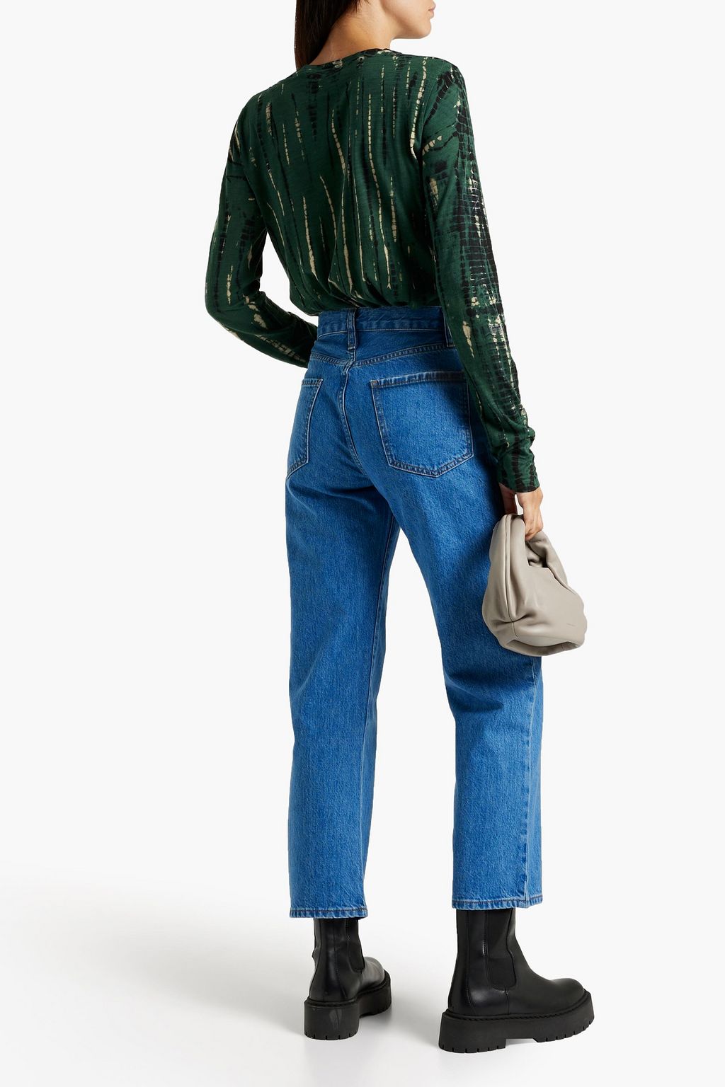 FRAME Le Jane cropped high-rise straight-leg jeans