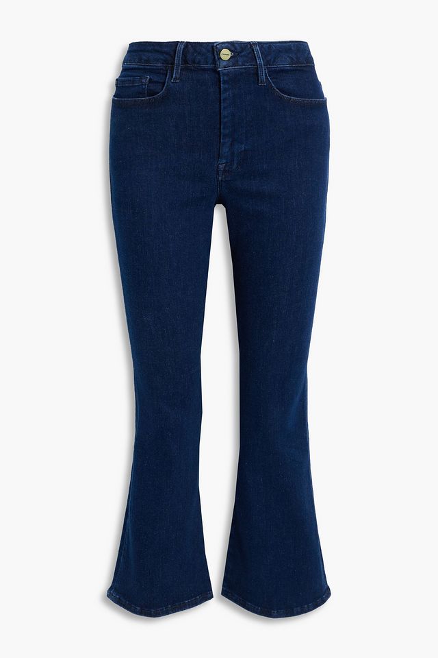 Le Crop Mini Boot mid-rise kick-flare jeans