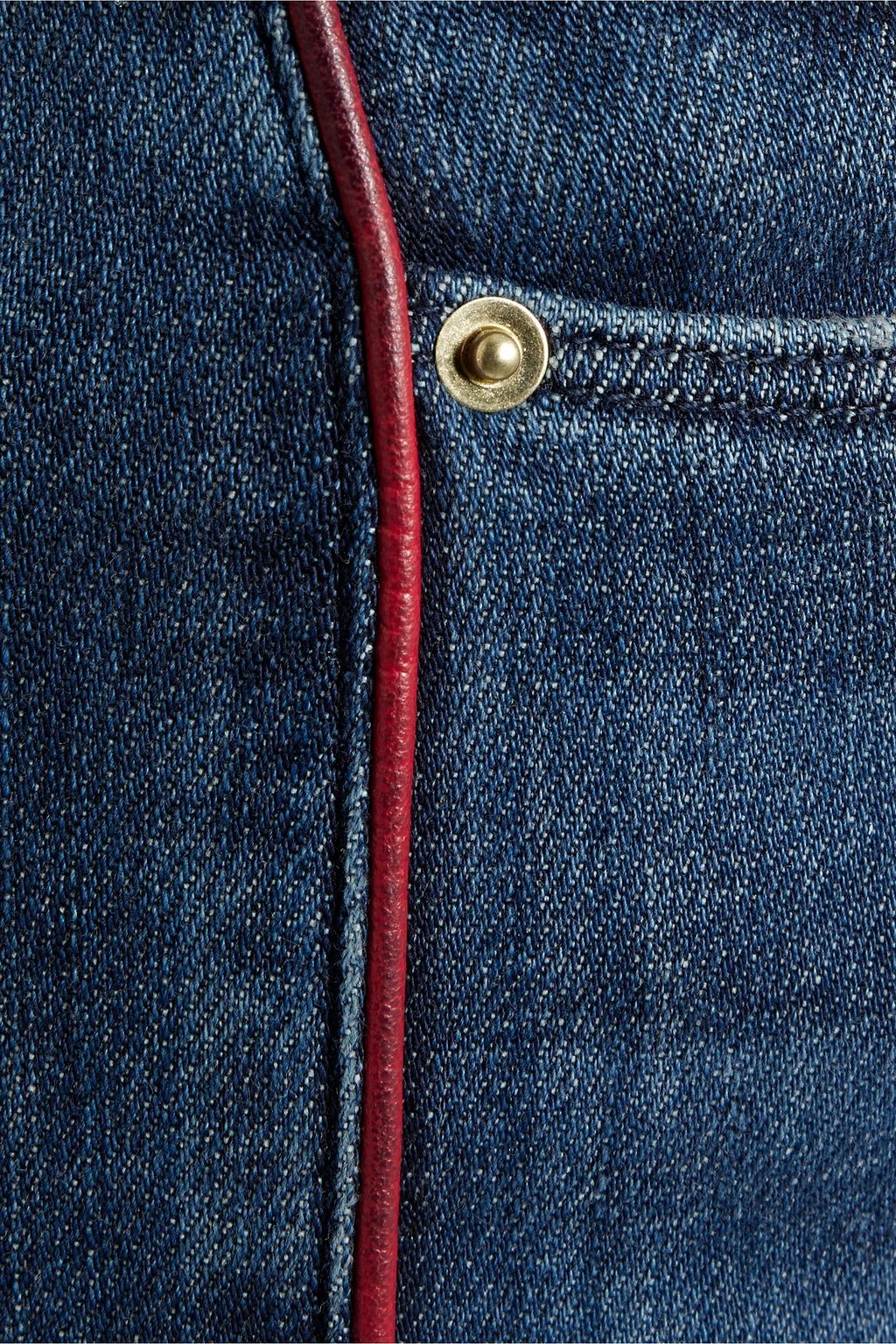 FRAME Le Pixie high-rise flared jeans