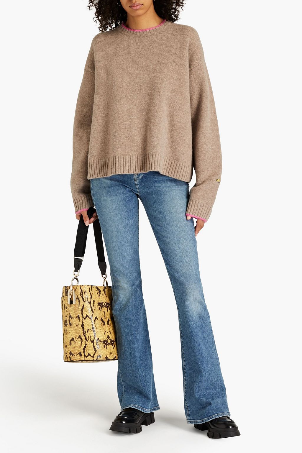 BELLA FREUD Lux mélange knitted sweater