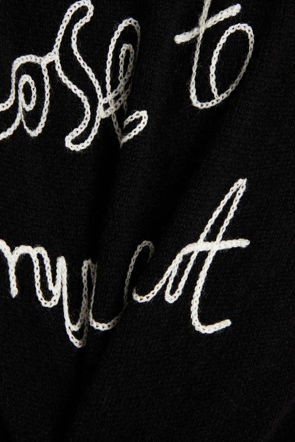 BELLA FREUD Embroidered cashmere sweater