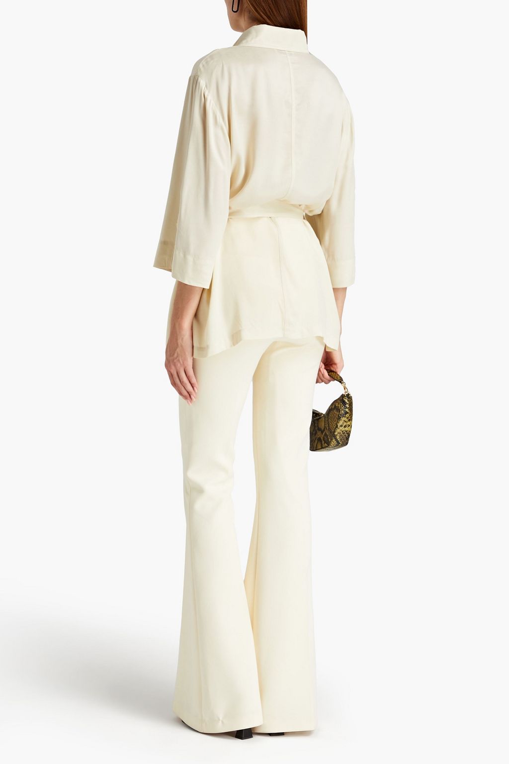 RODEBJER Zelda cupro-blend satin shirt