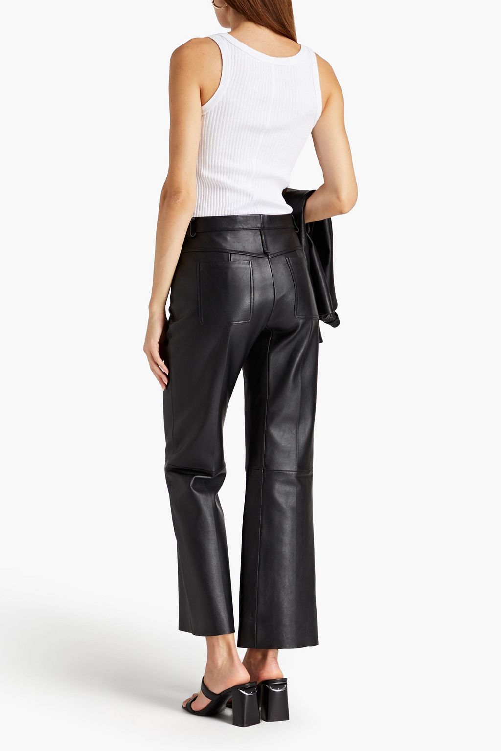 ENZA COSTA Cotton-blend ribbed jersey tank