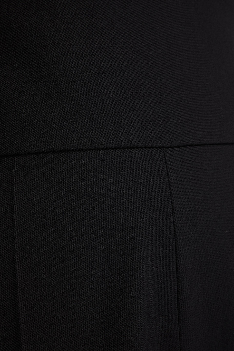 OSCAR DE LA RENTA WOOL-BLEND TWILL JUMPSUIT