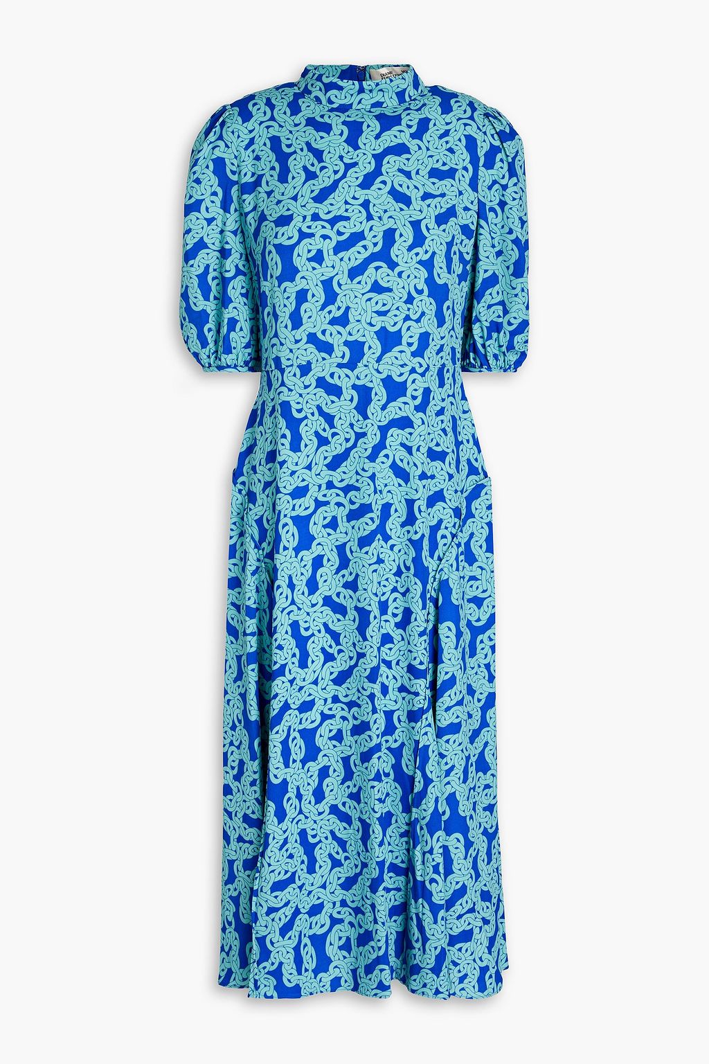 DIANE VON FURSTENBERG Nella printed crepe de chine midi dress | THE OUTNET