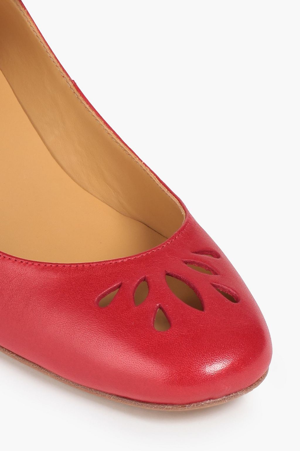 A.P.C. Babies Rania cutout leather Mary Jane pumps THE