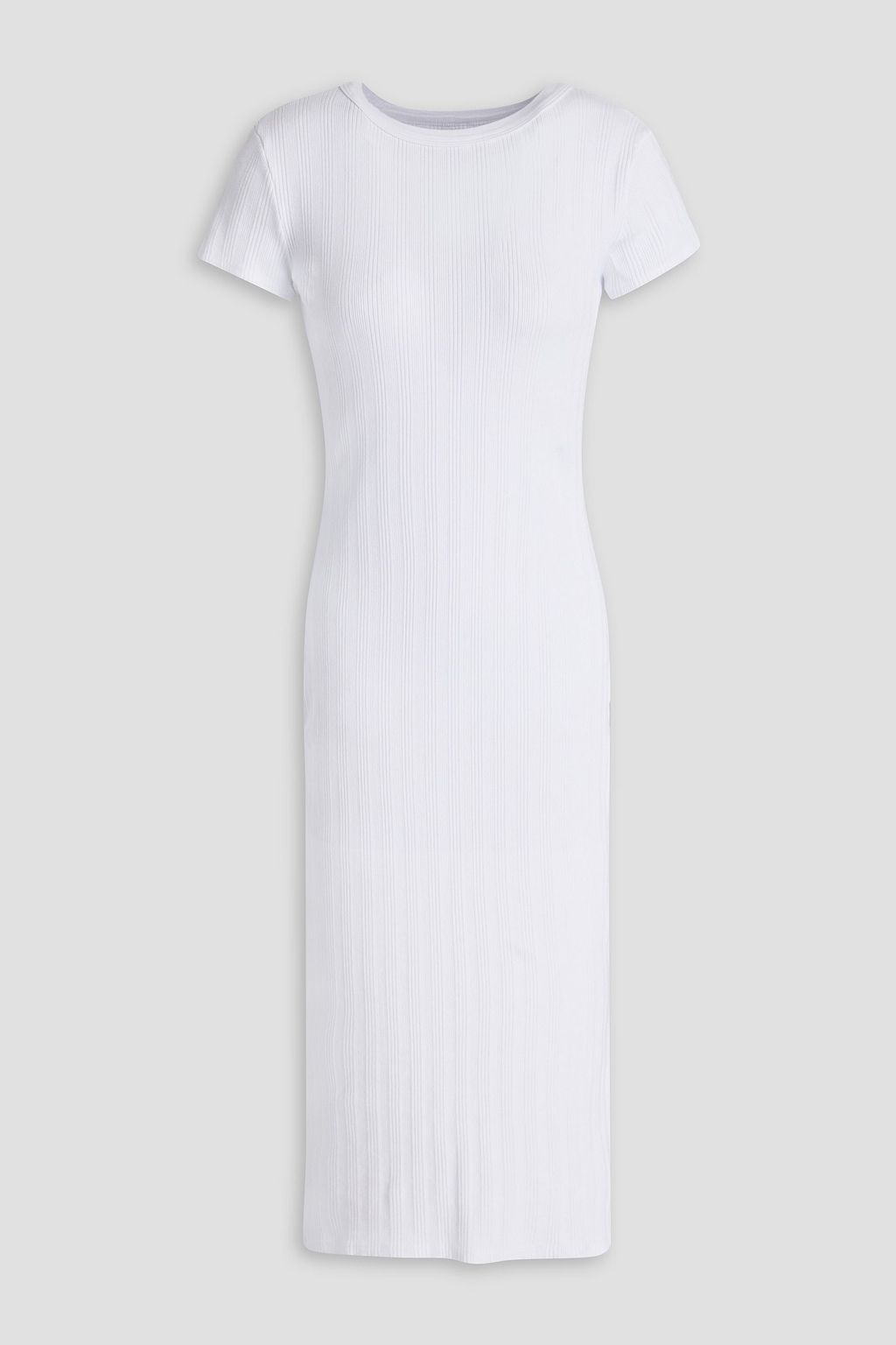 ENZA COSTA Ribbed stretch cotton and modal-blend jersey midi dress | THE  OUTNET