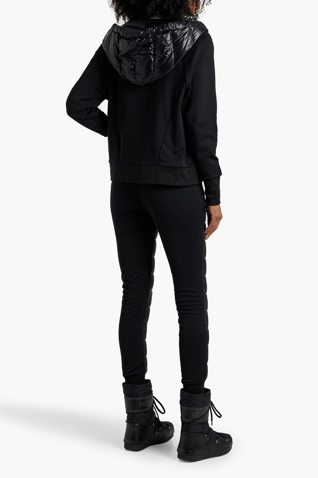 HOLDEN Fleece-paneled quilted shell track pants