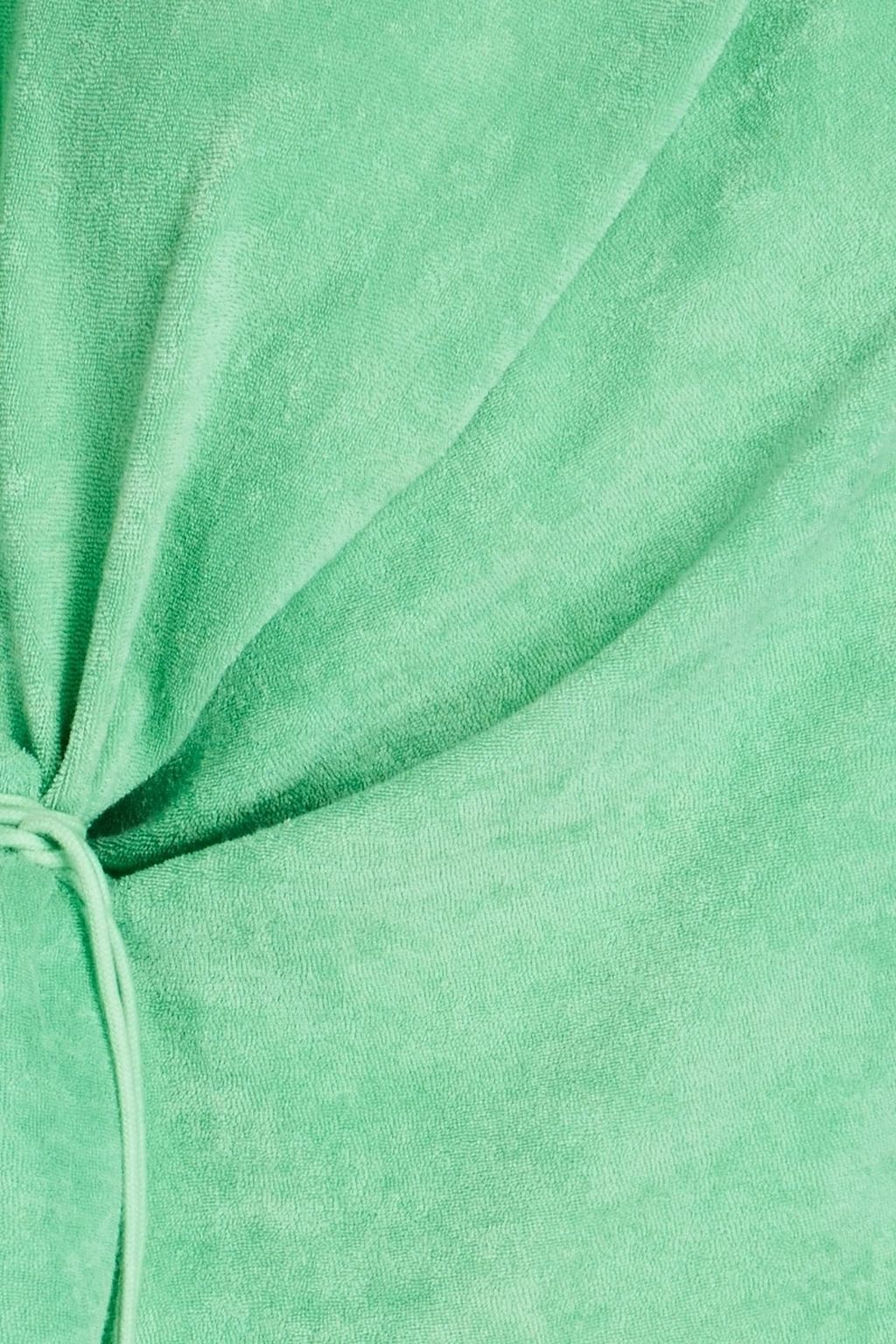 REJINA PYO Kayley Oberteil aus Bio-Baumwollfrottee mit Knotendetail