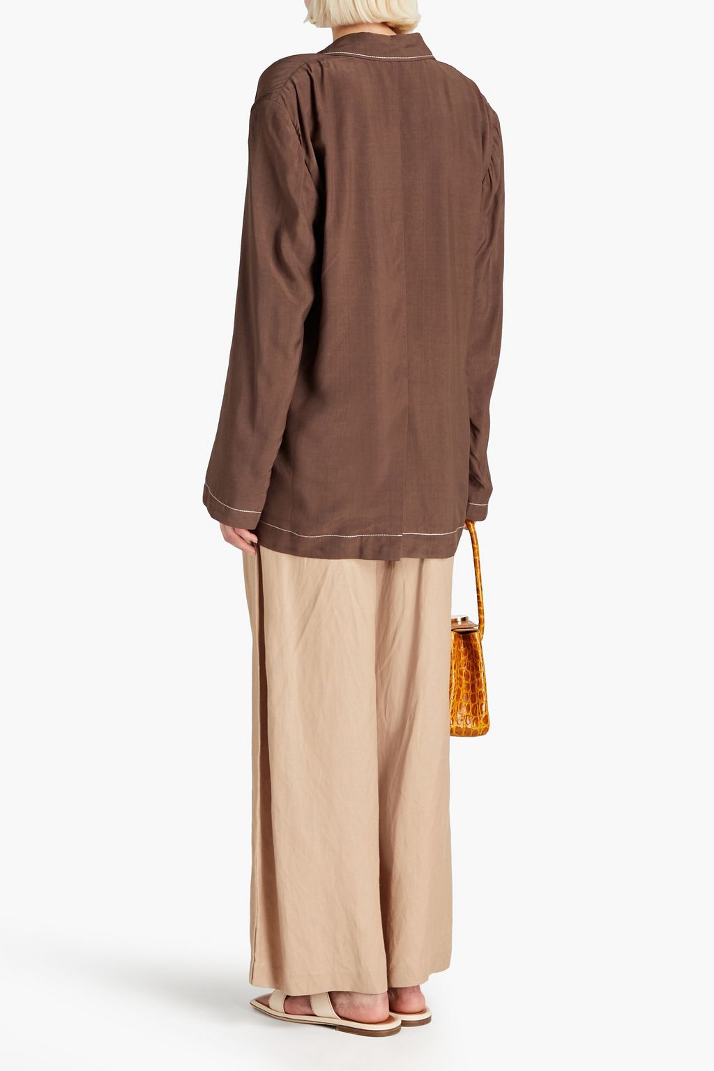 REJINA PYO Rhys Blazer aus Taft