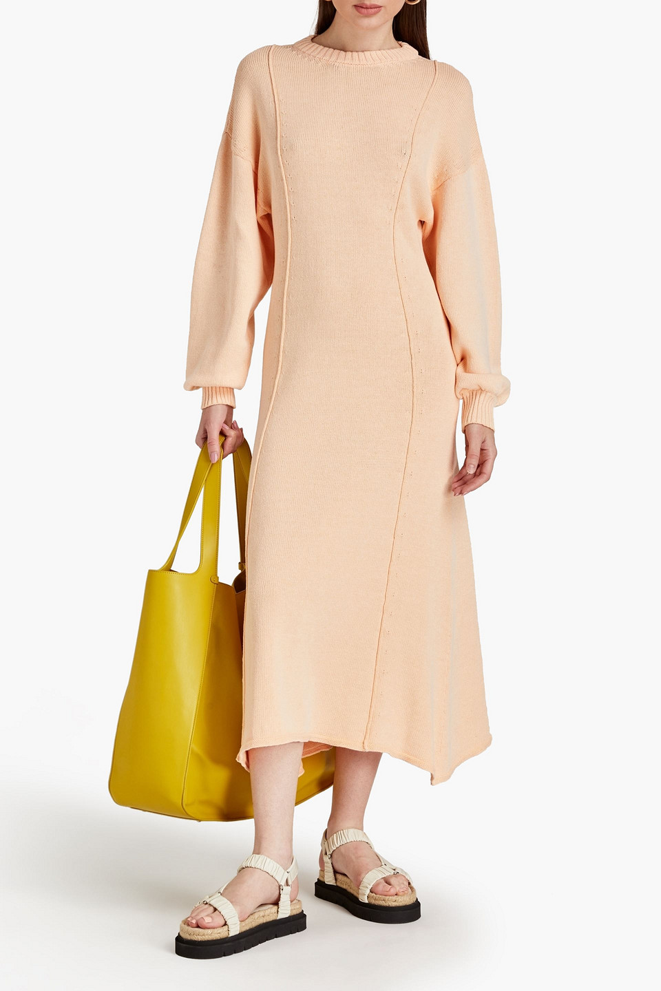 RODEBJER COTTON-BLEND MIDI DRESS