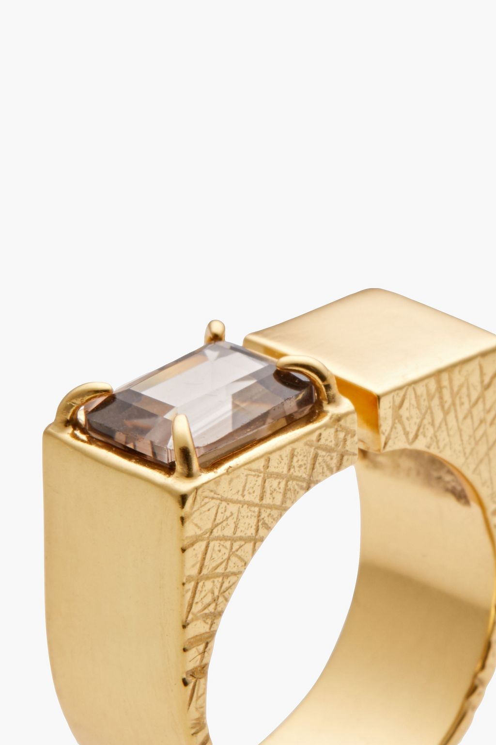 CORNELIA WEBB 24karat goldplated quartz ring THE