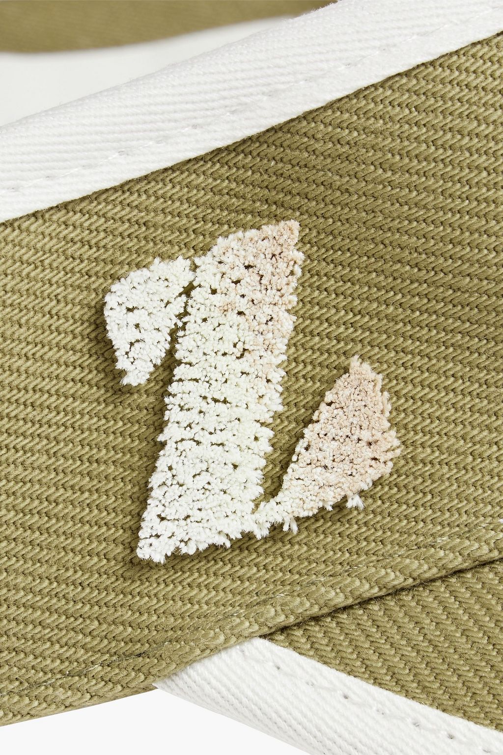 ZIMMERMANN Appliquéd cotton-drill visor