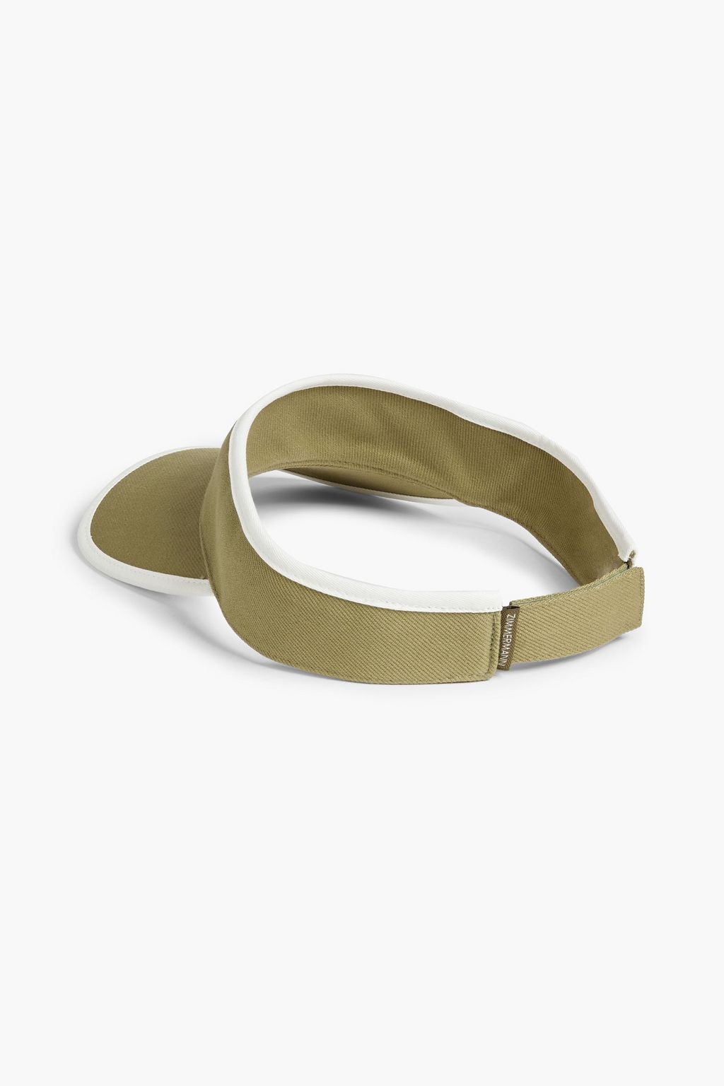 ZIMMERMANN Appliquéd cotton-drill visor