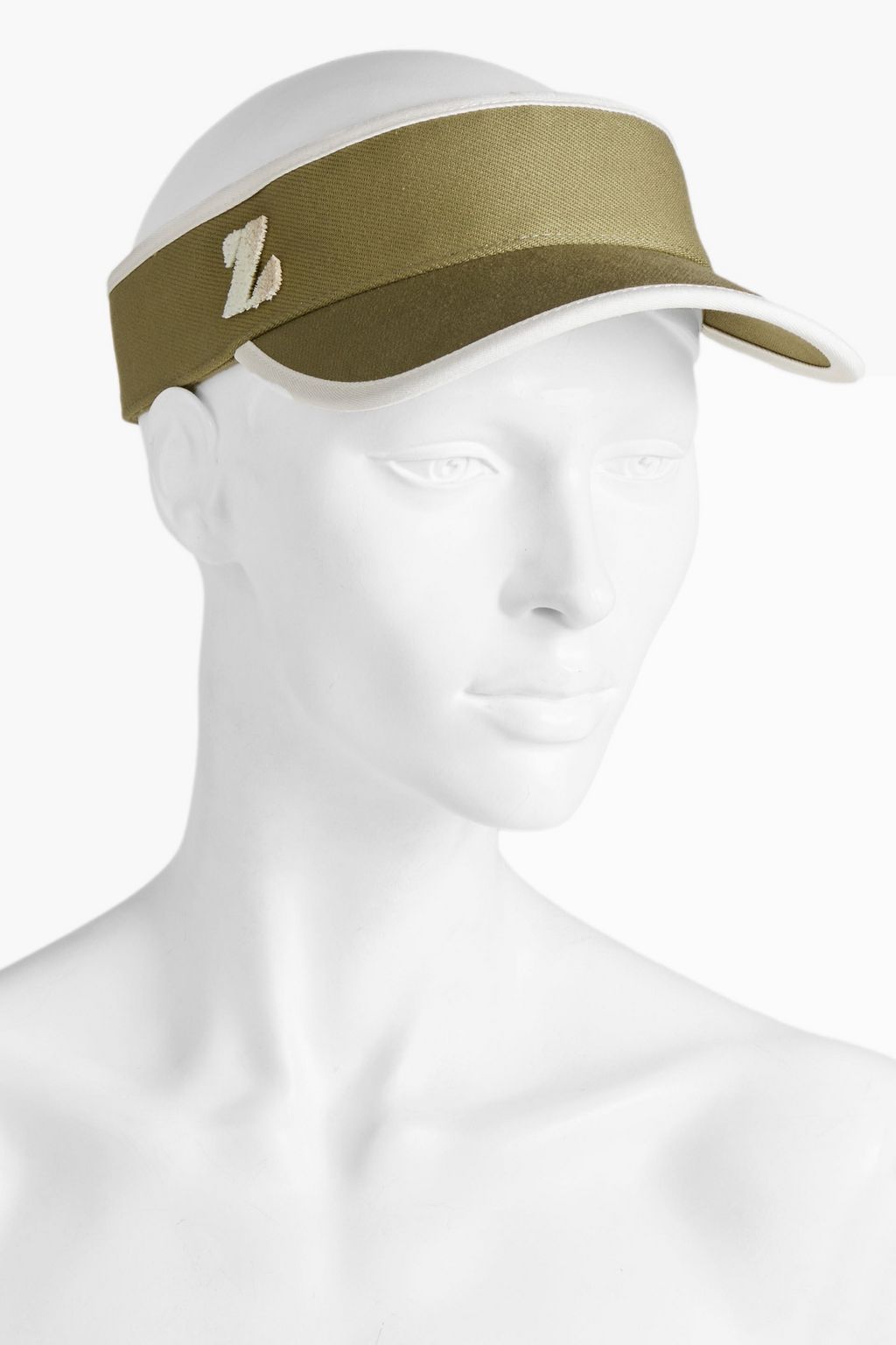 ZIMMERMANN Appliquéd cotton-drill visor