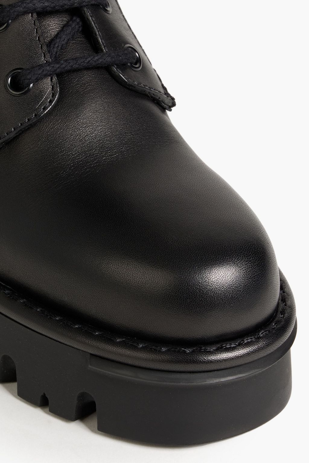 VALENTINO GARAVANI VLOGO leather combat boots