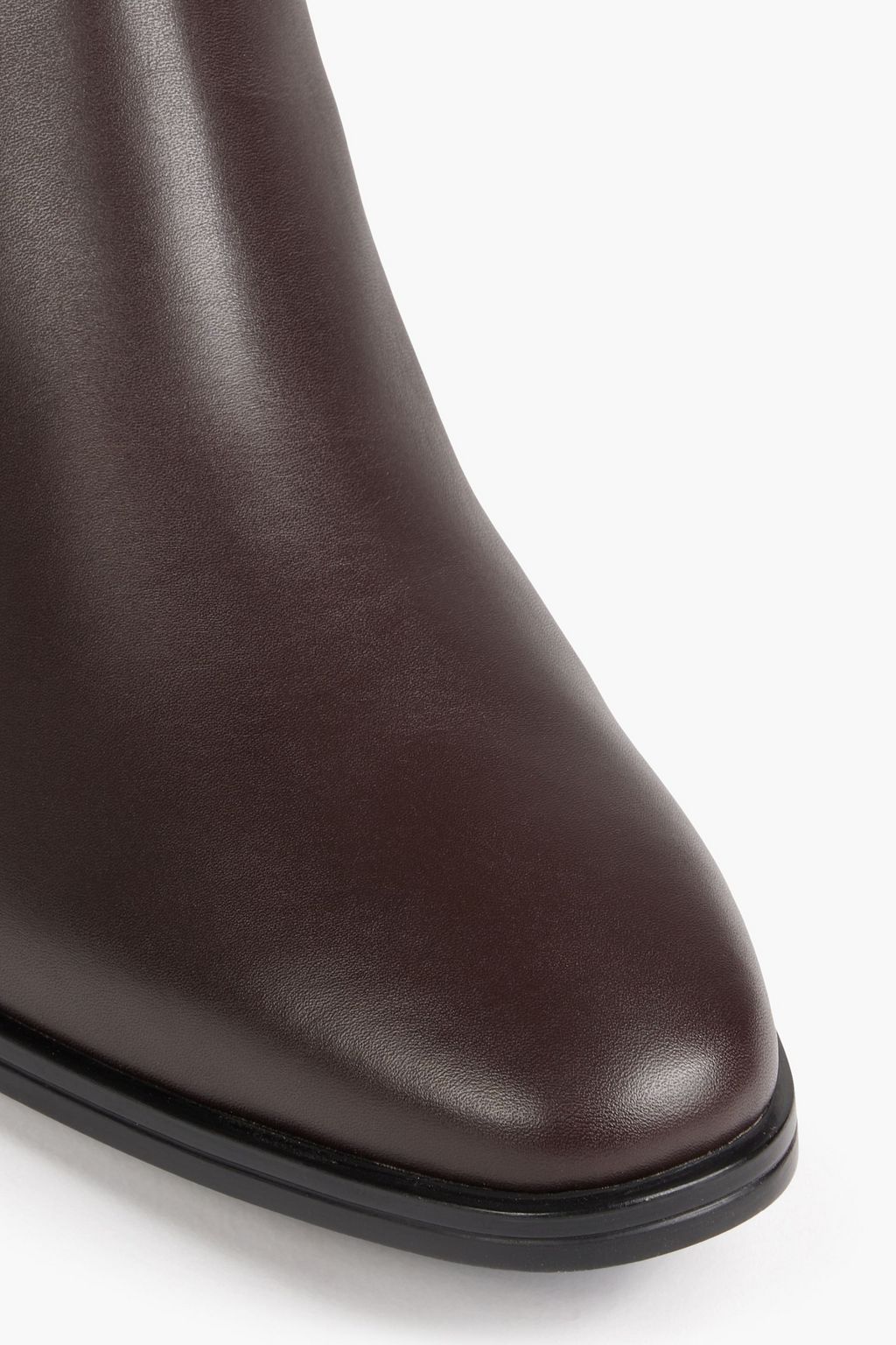 TOD'S Buckled suede and leather ankle boots