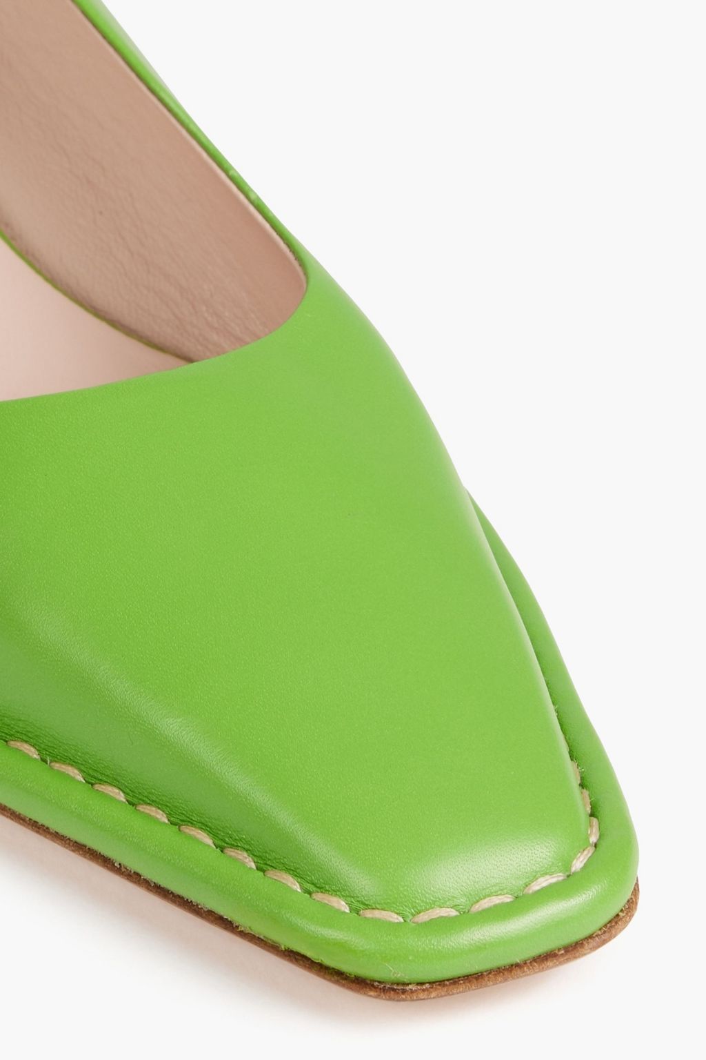 TOD'S Leather slingback pumps