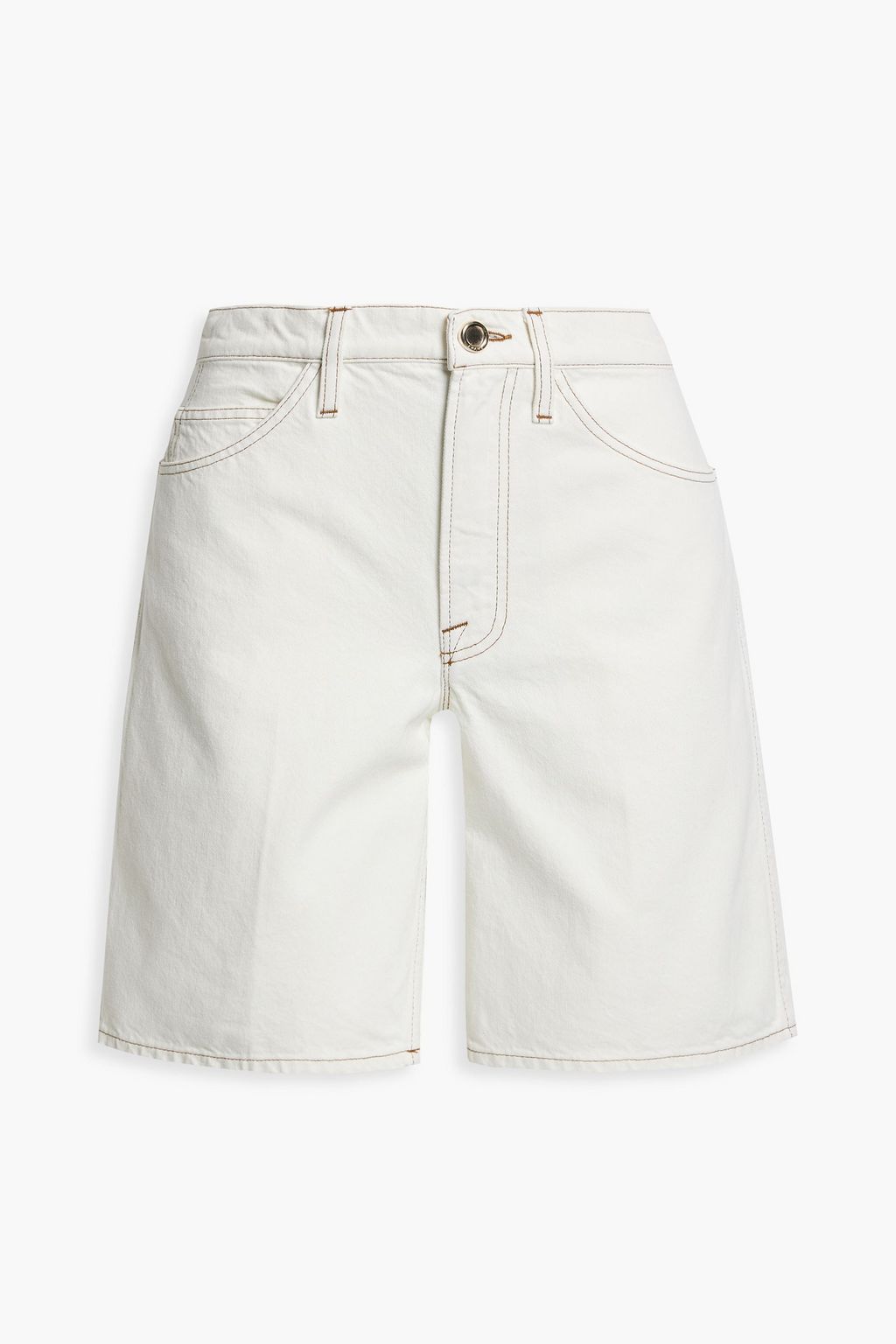 FRAME Le Italien Bermuda denim shorts | THE OUTNET