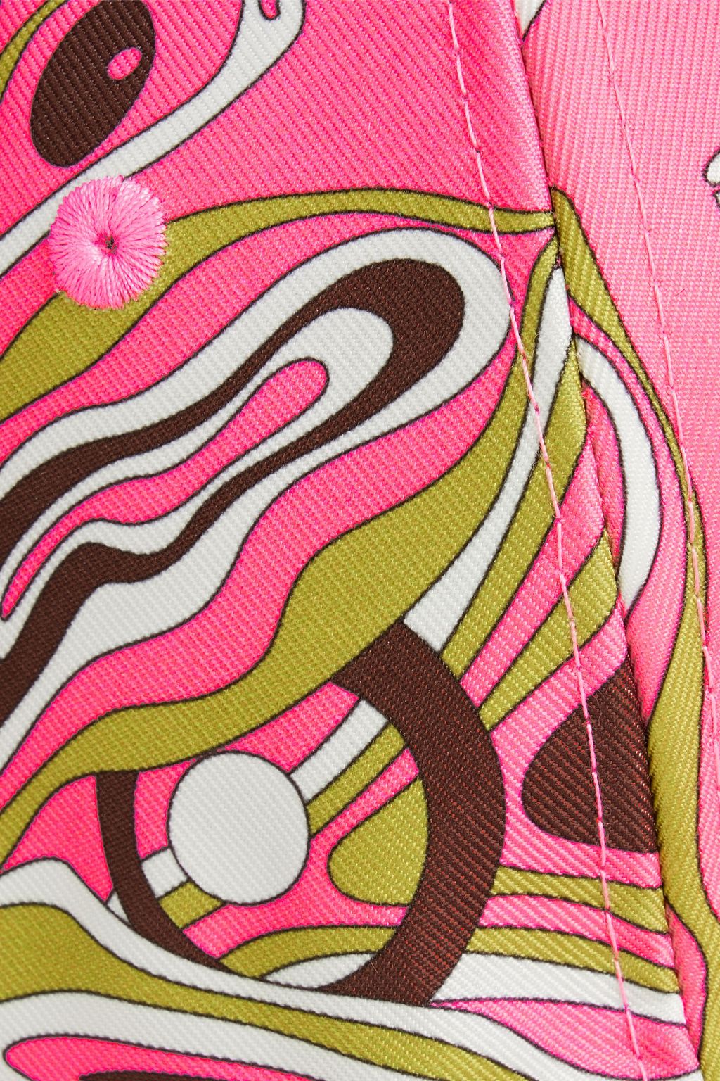 PUCCI Printed twill baseball cap