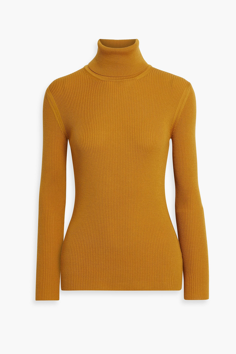 Floriane ribbed merino wool turtleneck sweater