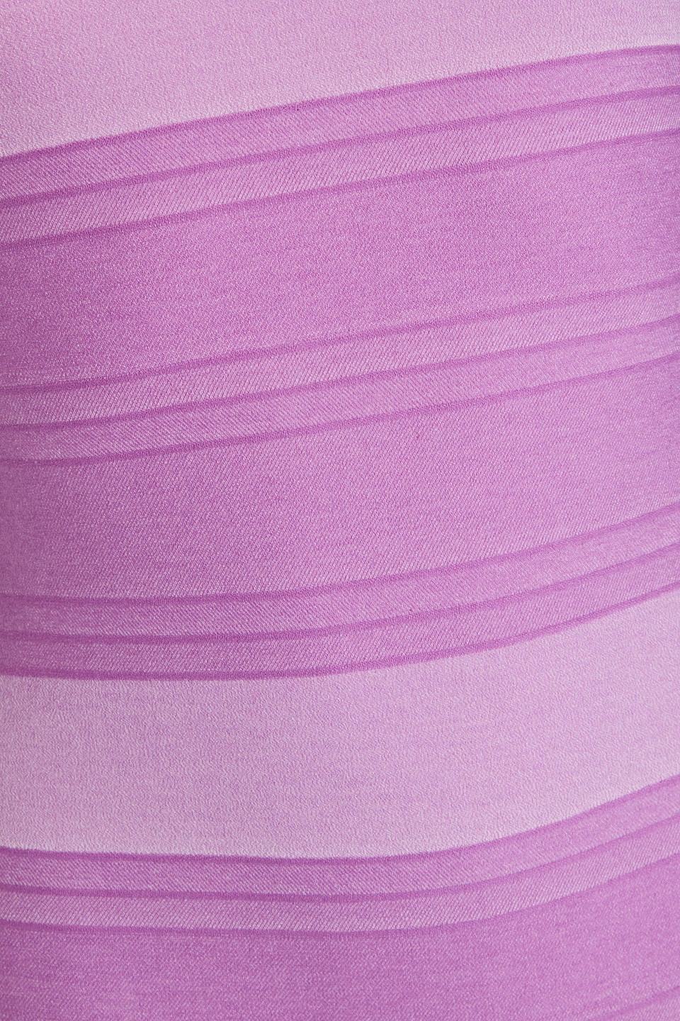 Lisa Marie Fernandez Amber Cotton-blend Chambray Halterneck Swimsuit In Violet