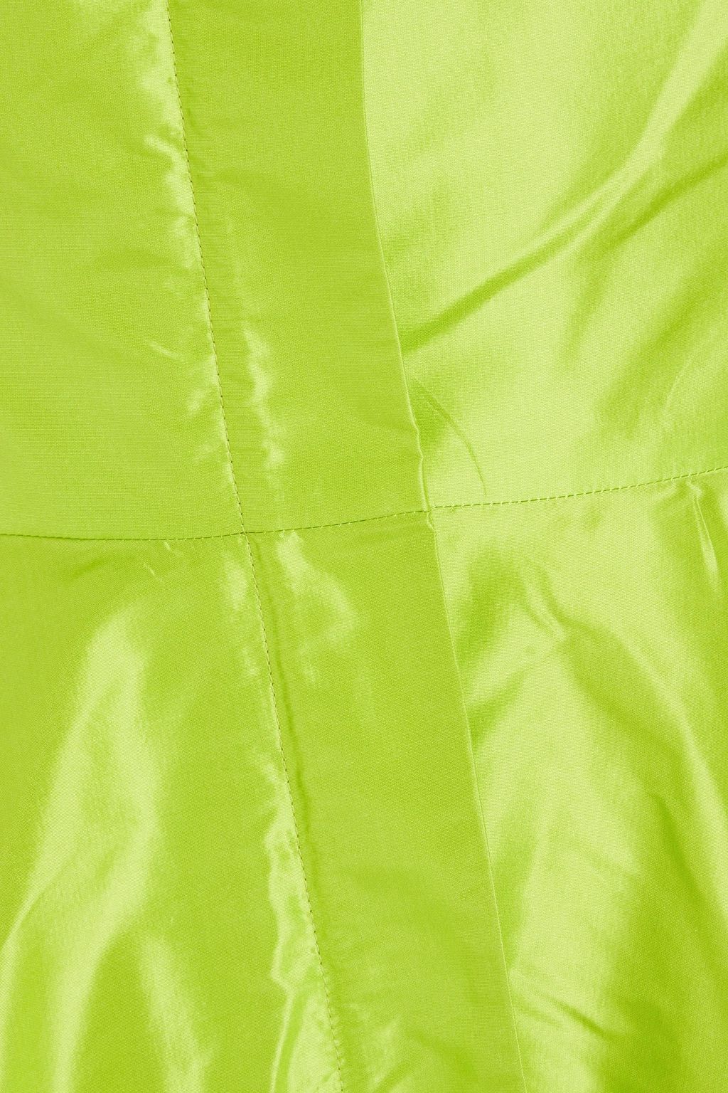 OSCAR DE LA RENTA 개더 디테일 실크 태피터 드레스