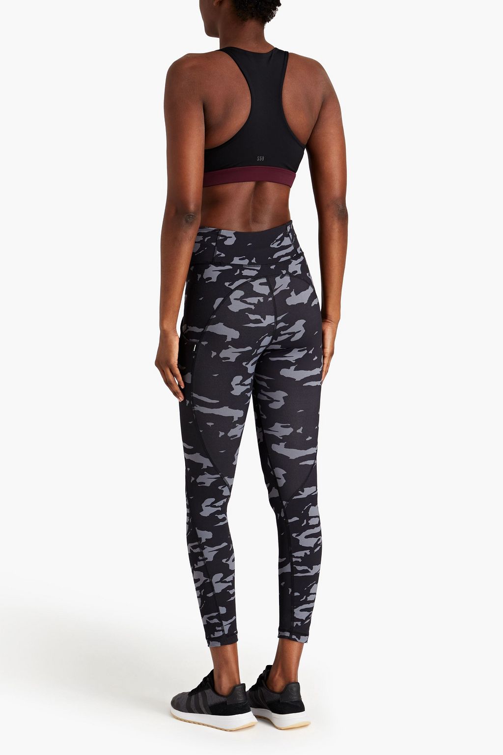 SPLITS59 Dream two-tone stretch sports bra