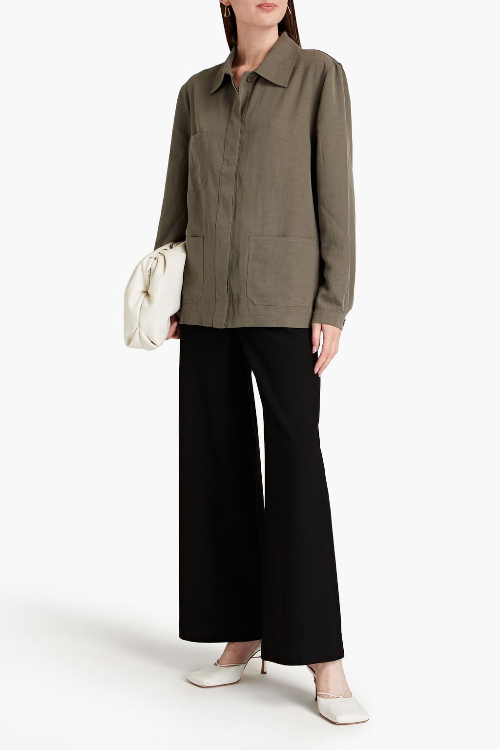 RODEBJER Celeste Tencel-blend twill shirt