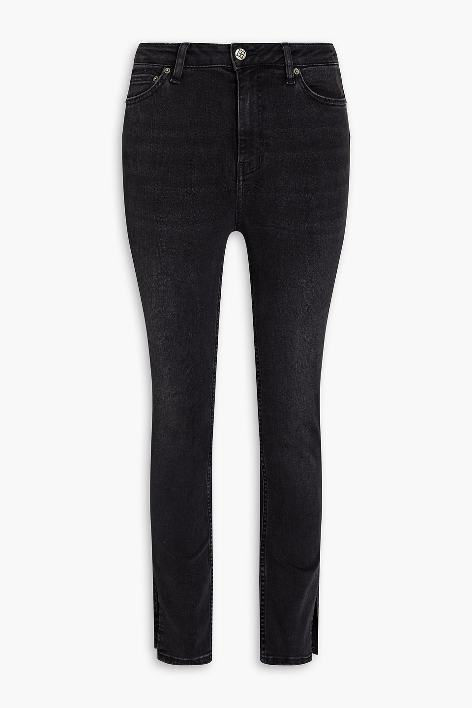 Ksubi High-rise Skinny Jeans In Black