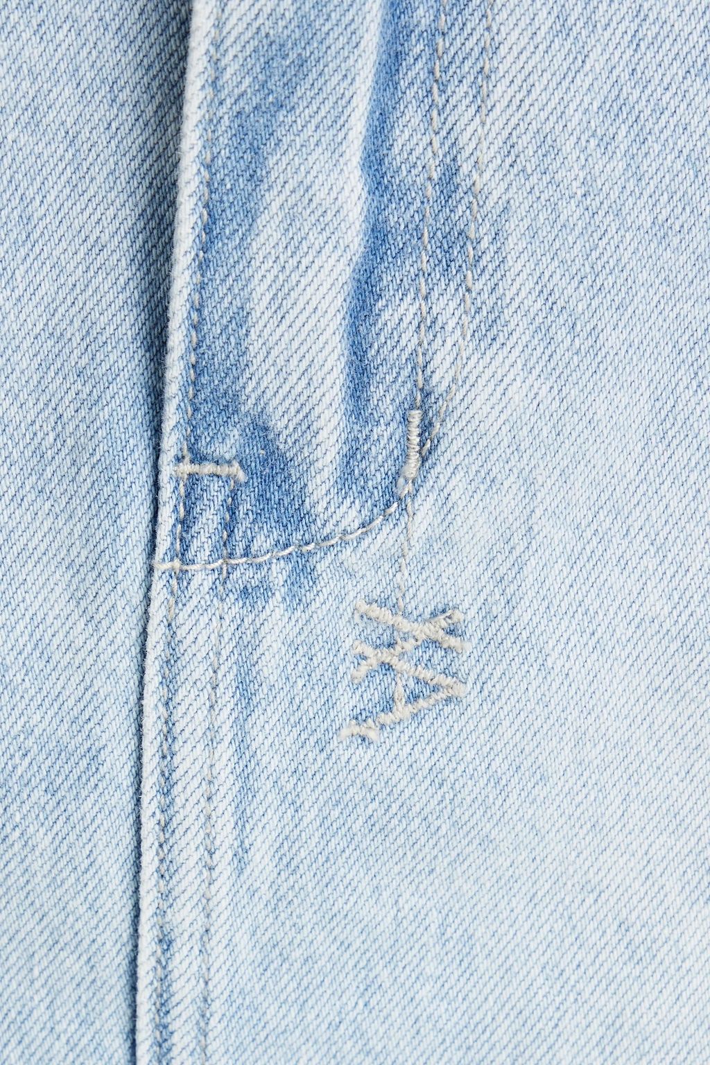 KSUBI Minirock aus Denim in Distressed-Optik