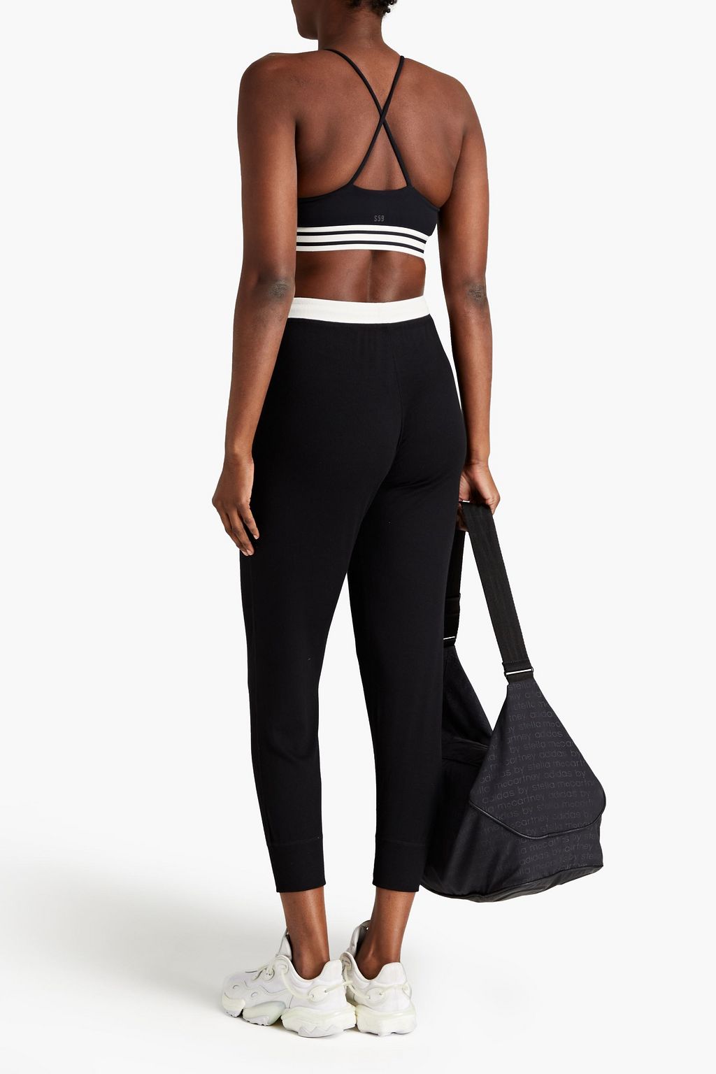 SPLITS59 Kiki ribbed stretch-modal track pants
