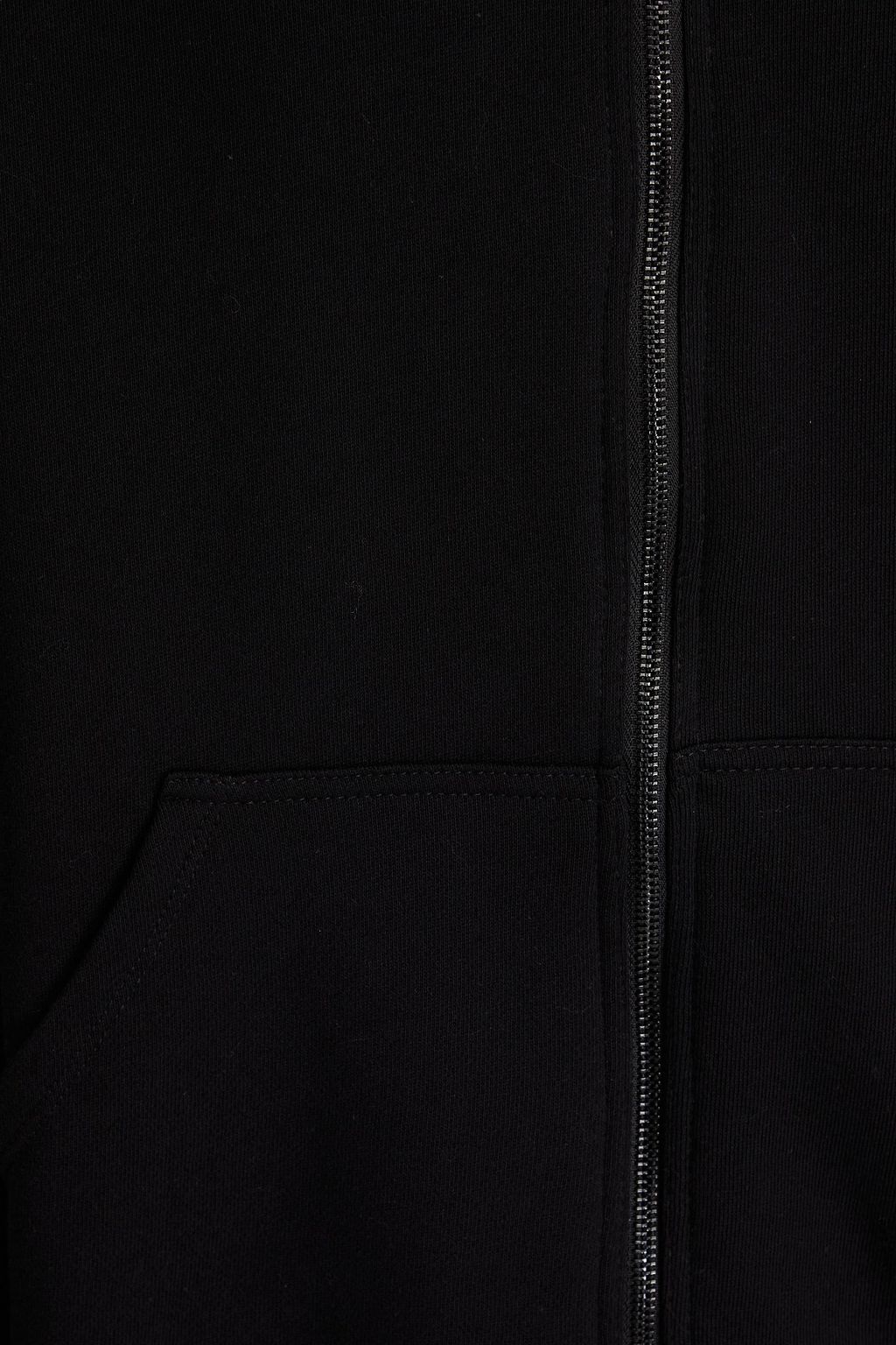 SPLITS59 French cotton-terry hooded track jacket
