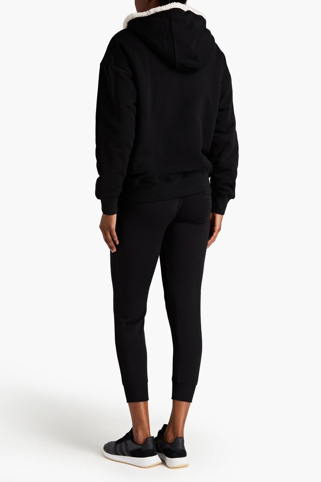 SPLITS59 French cotton-terry hooded track jacket