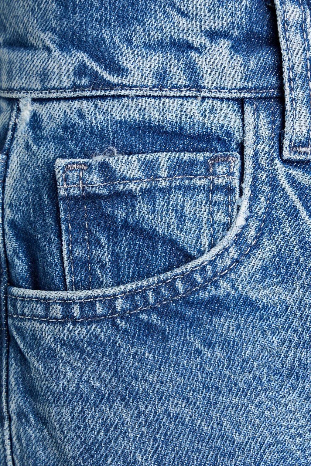 TRIARCHY High-rise straight-leg jeans