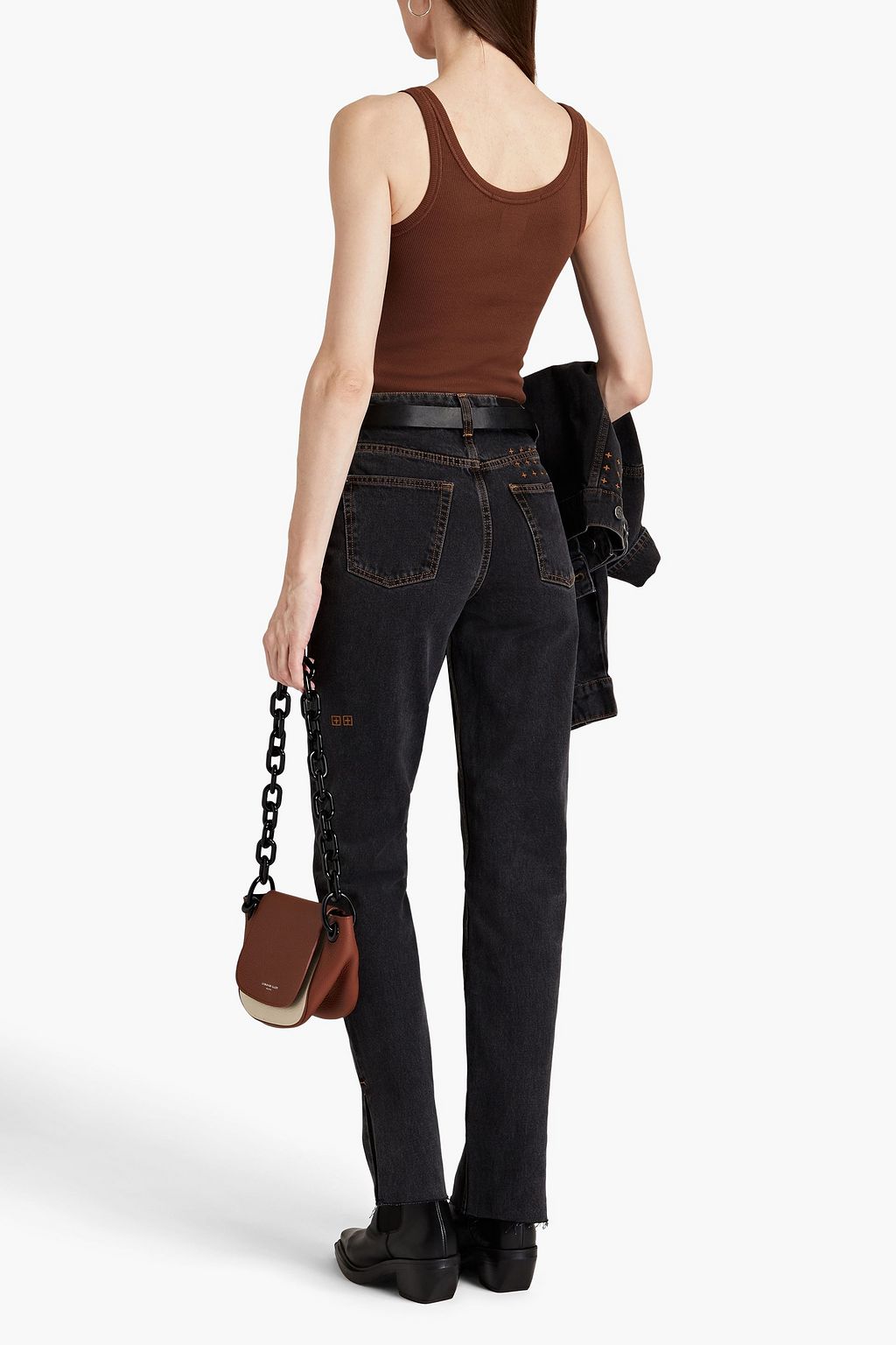 KSUBI Arise Tanktop aus Stretch-Baumwolle mit Stickereien
