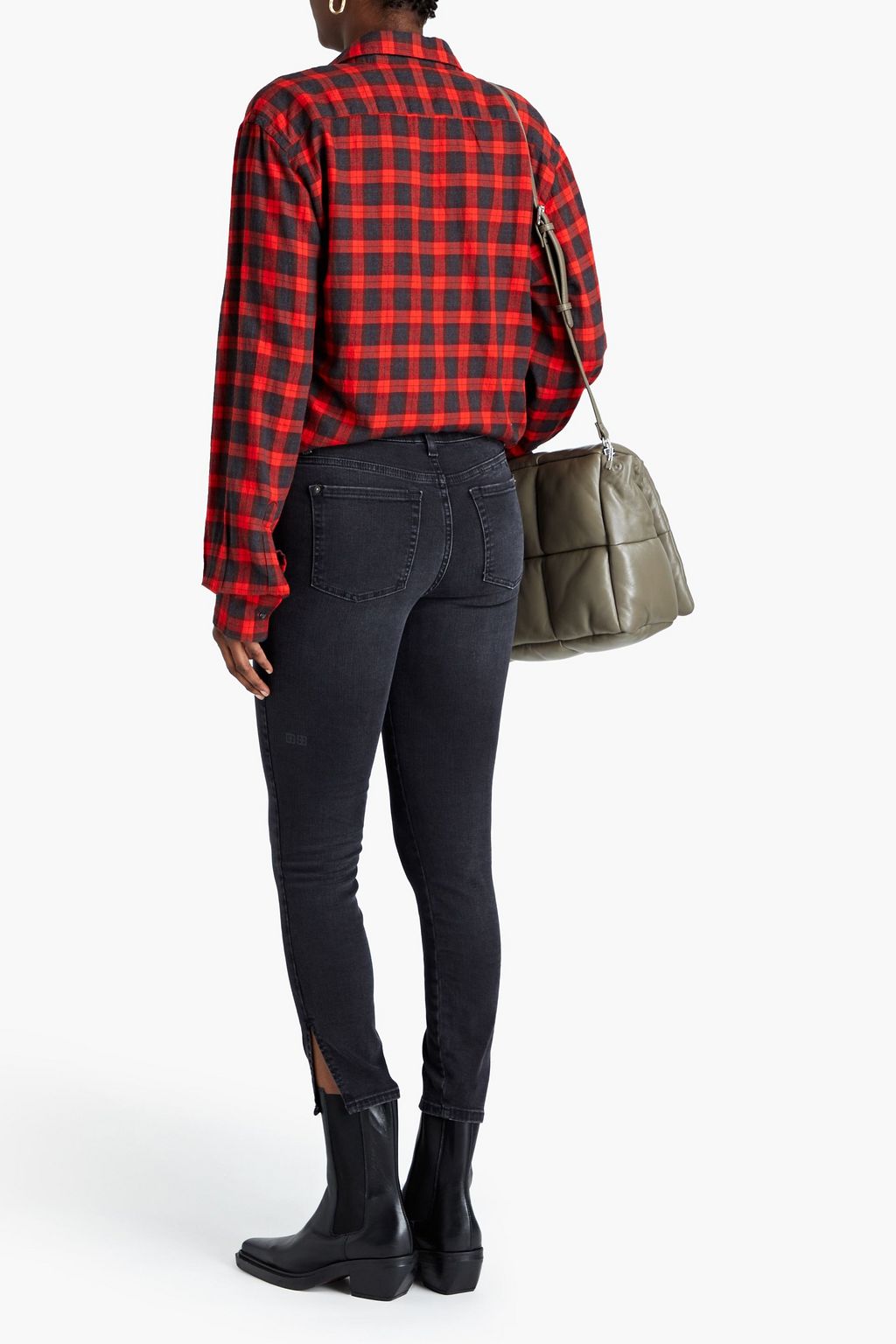 KSUBI Spray On halbhohe Skinny Jeans