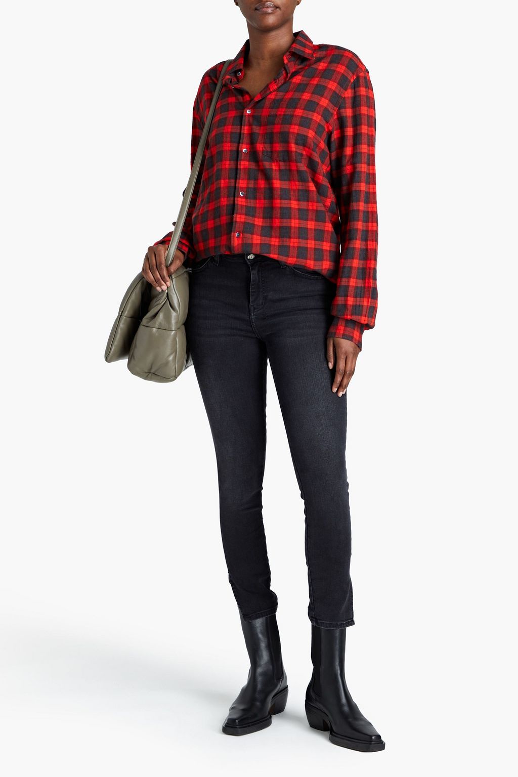 KSUBI Spray On halbhohe Skinny Jeans