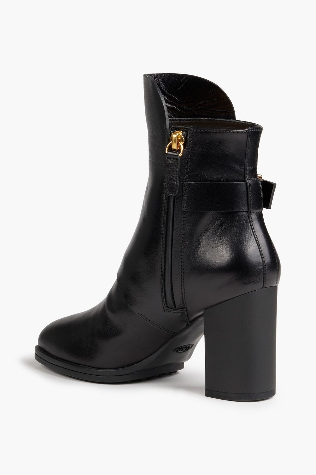 TOD'S Gomma buckle-embellished leather ankle boots