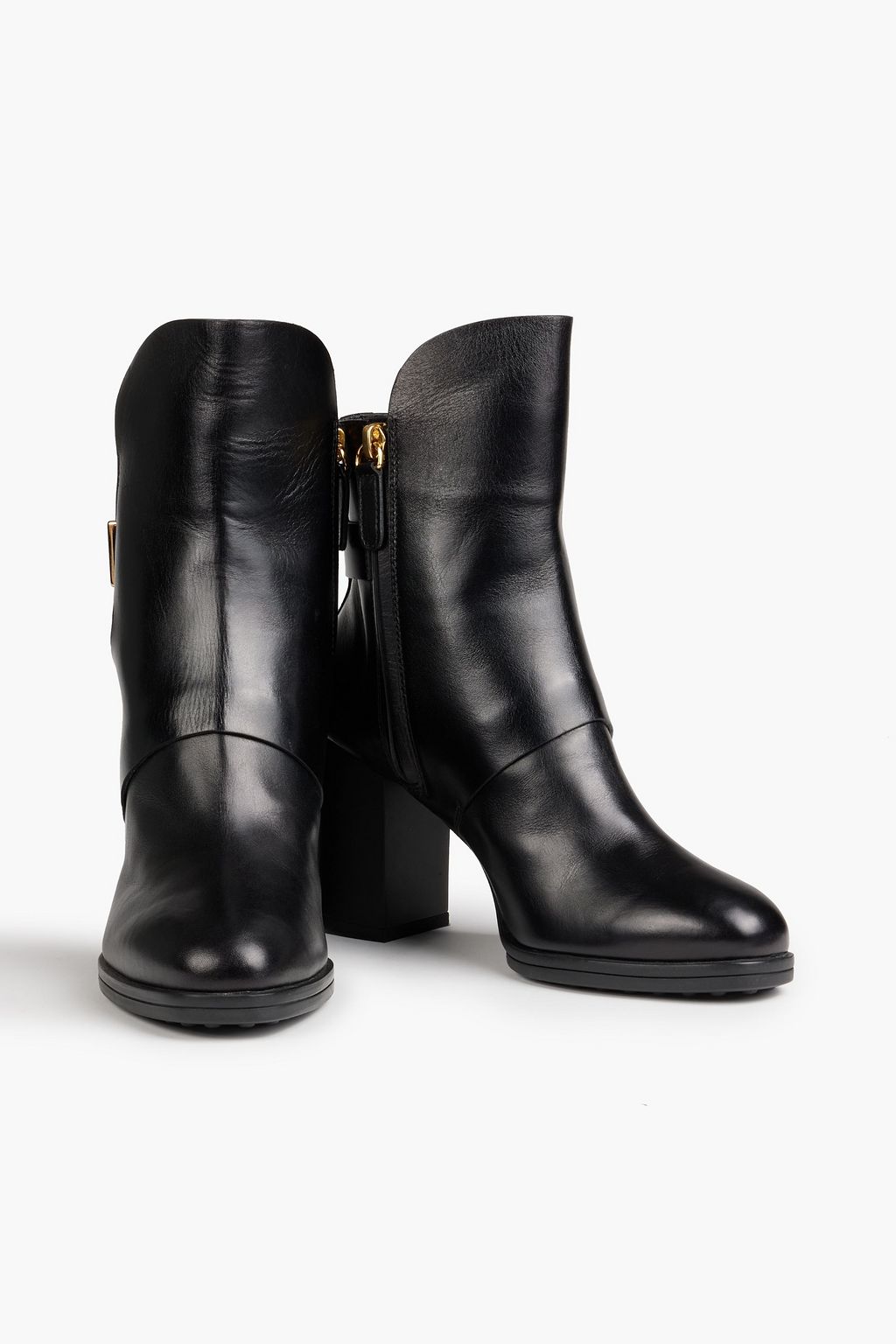 TOD'S Gomma buckle-embellished leather ankle boots
