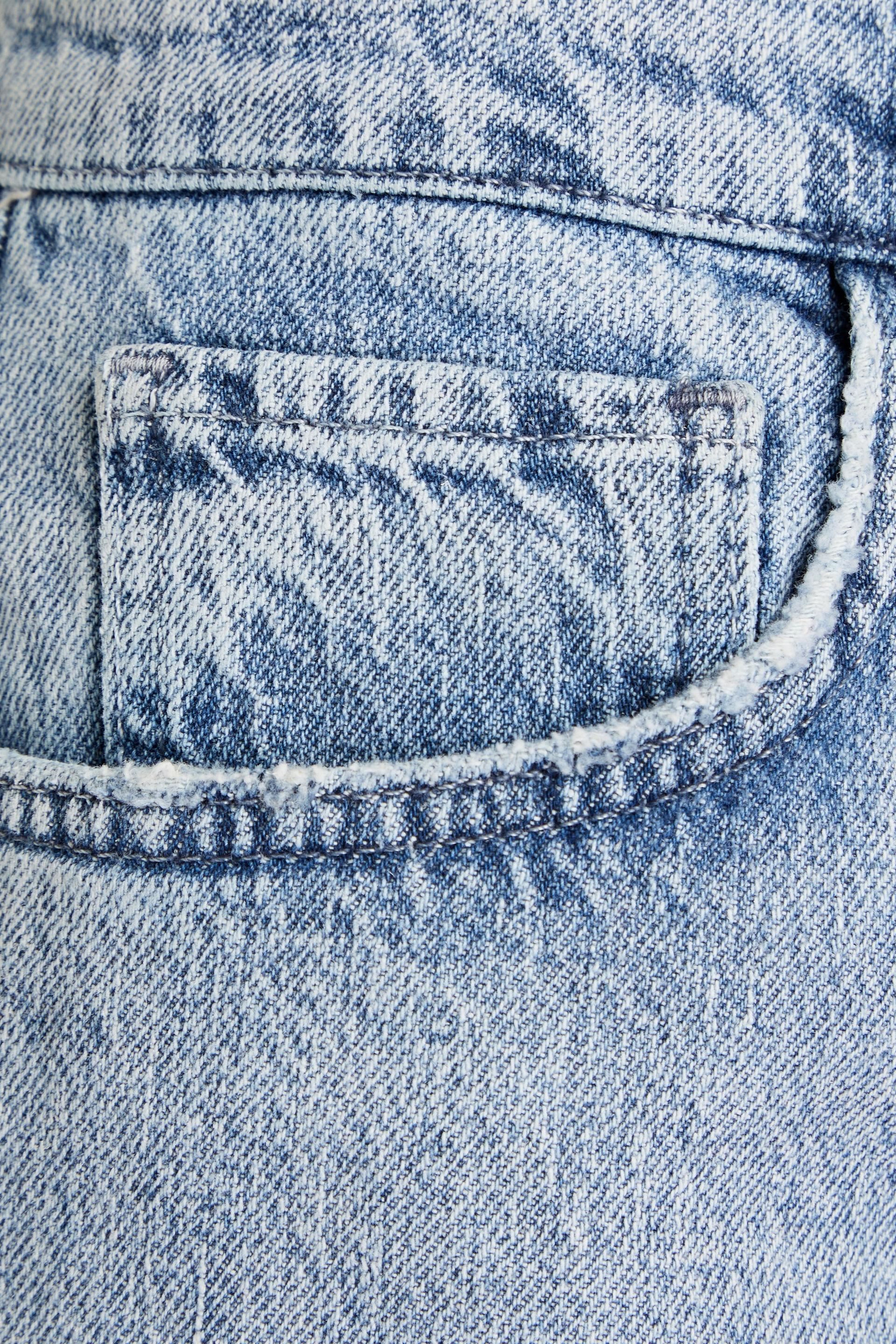 Triarchy St. Tropez cropped distressed high-rise straight-leg jeans thumbnail