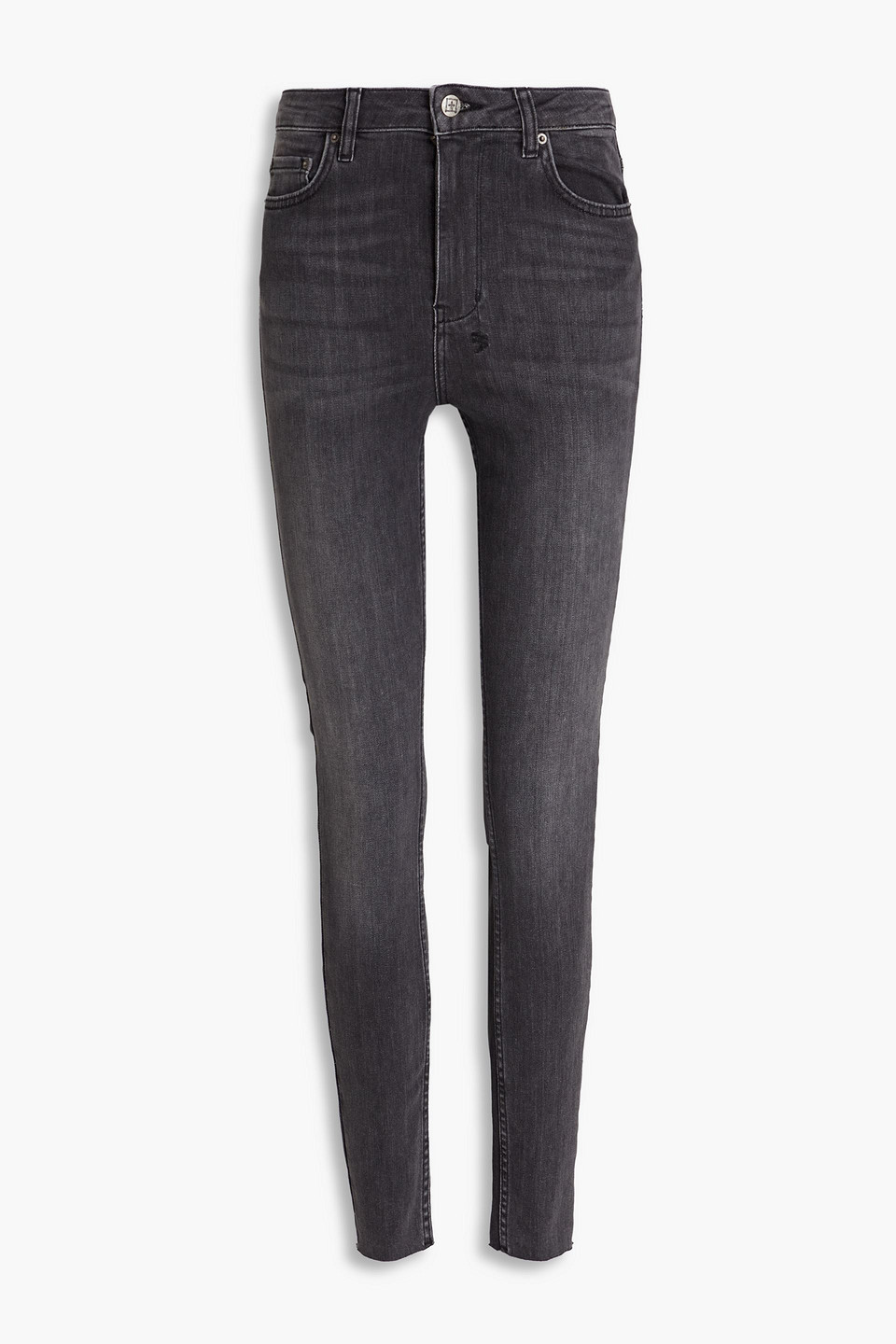 Ksubi High-rise Skinny Jeans In Grey