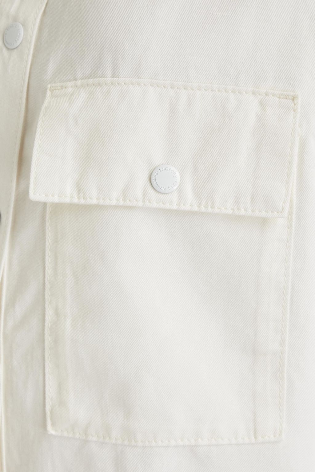 TRIARCHY Cotton, Lyocell and linen-blend denim shirt