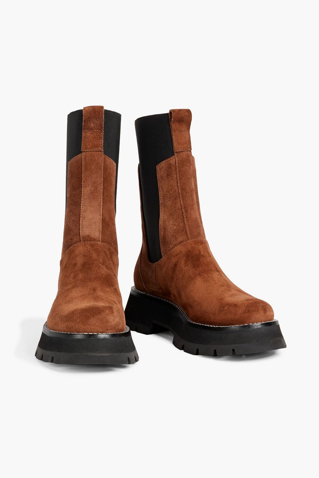 3.1 PHILLIP LIM Kate suede exaggerated-sole Chelsea boots