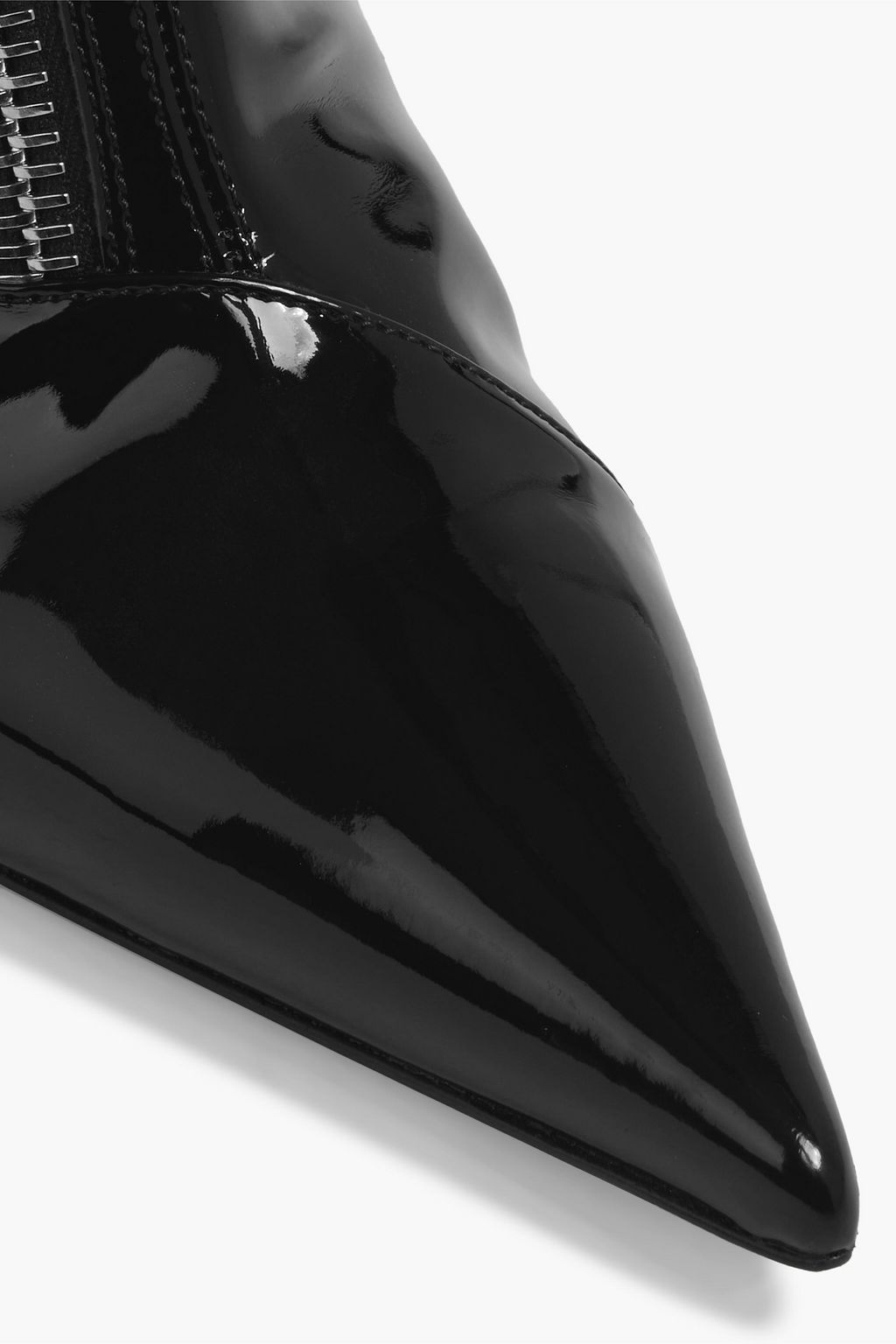 GIUSEPPE ZANOTTI Crudelia patent-leather thigh boots